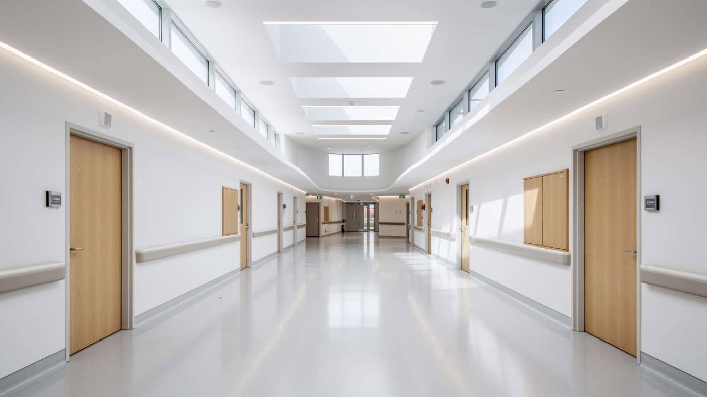 Corridor of a partner clinic