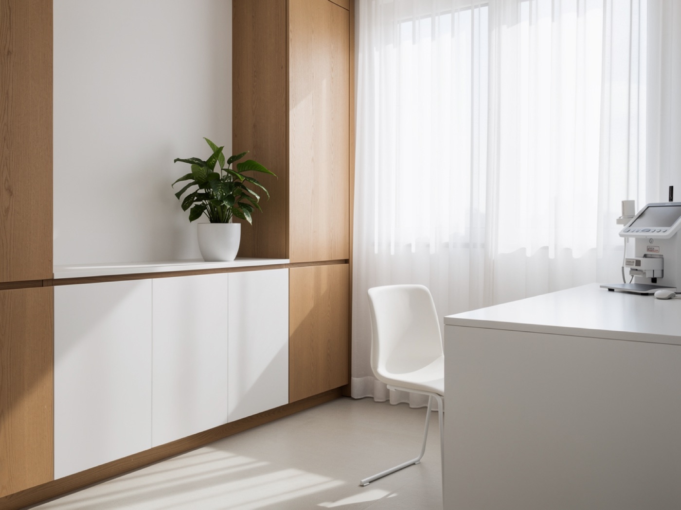 Consultation room at a partner clinic